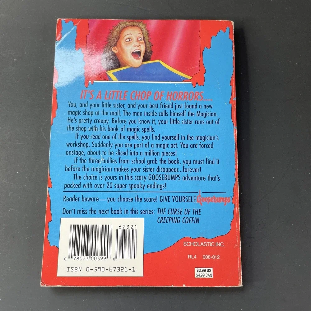 R.L. Stine Give Yourself Goosebumps‎ #7 Under the Magician's Spell Vintage 1996